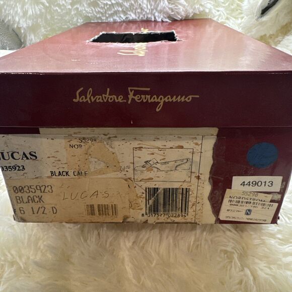 Salvatore Ferragamo Men’s Leather Black Kiltie Tasel Loafers 6.5D /Womens 8.5 main image 5
